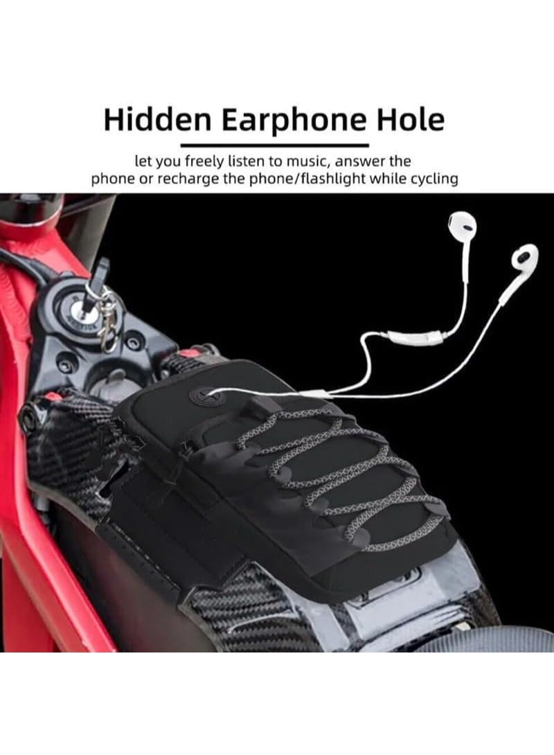 أوشيما انقر لمشاهدة المشهد الكامل Sur Ron حقيبة, دراجة نارية بطارية غطاء حقيبة التخزين, مقاومة للماء مع حبل عاكس عالية السطوع, يناسب Sur-Ron ضوء النحل X سيغواي دراجة التراب, ذراع حزام جيب قابل للتعديل للهاتف الخلوي - Image 4